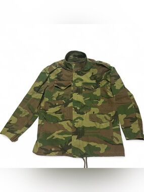 Arizona Jean Company Men's Camouflage Field Jacket - Green/Brown Camo